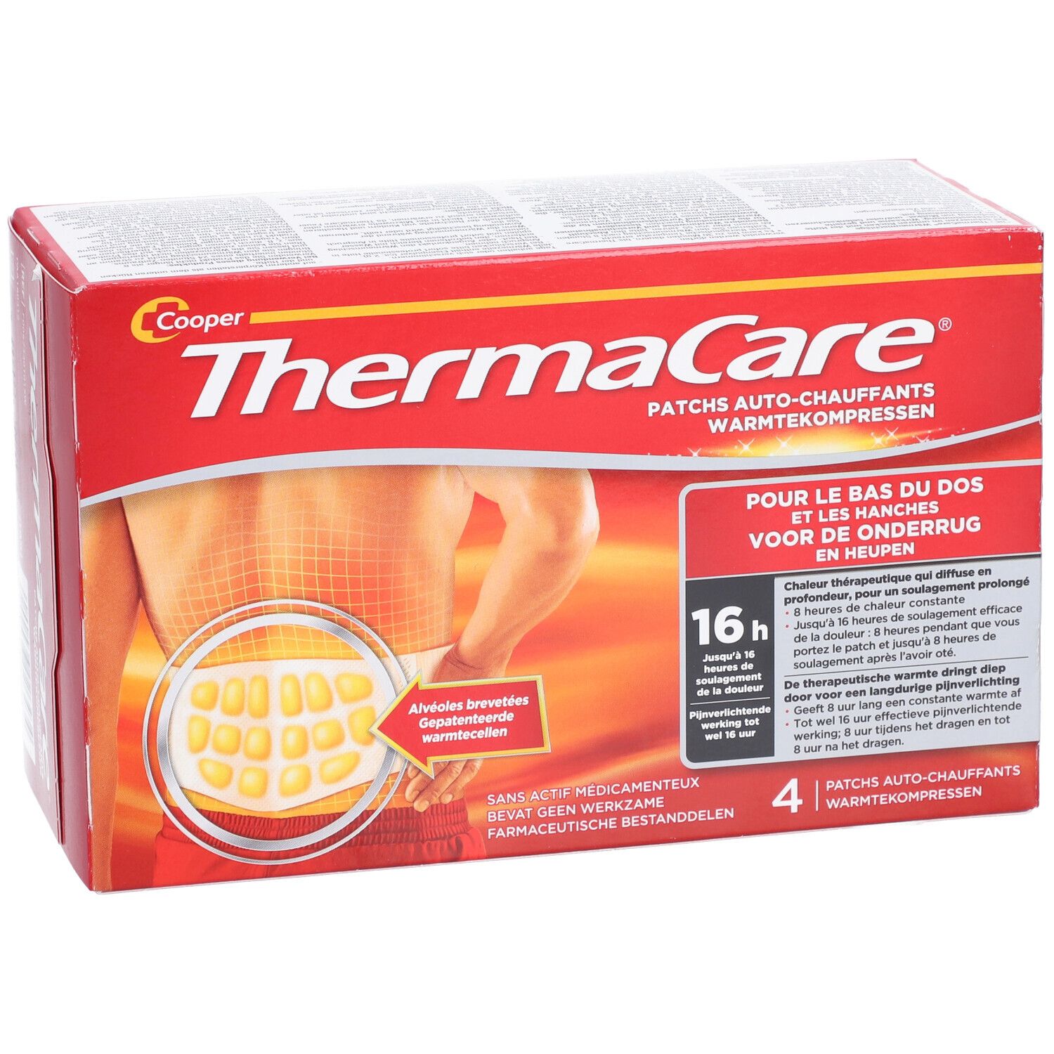 ThermaCare Patch Auto-Chauffantes Mal au Dos