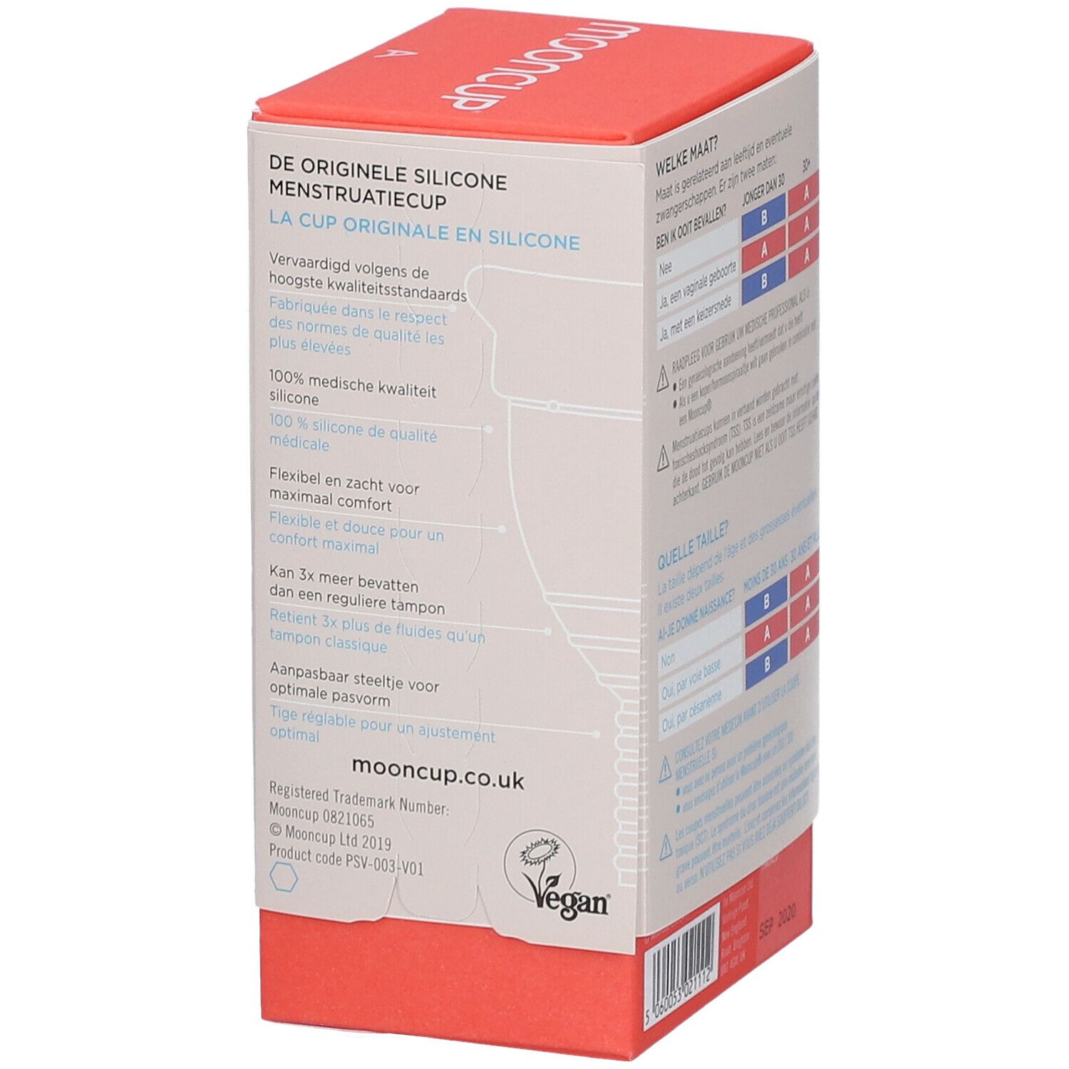 Mooncup Coupe De Menstruation Réutilisable Taille A 1