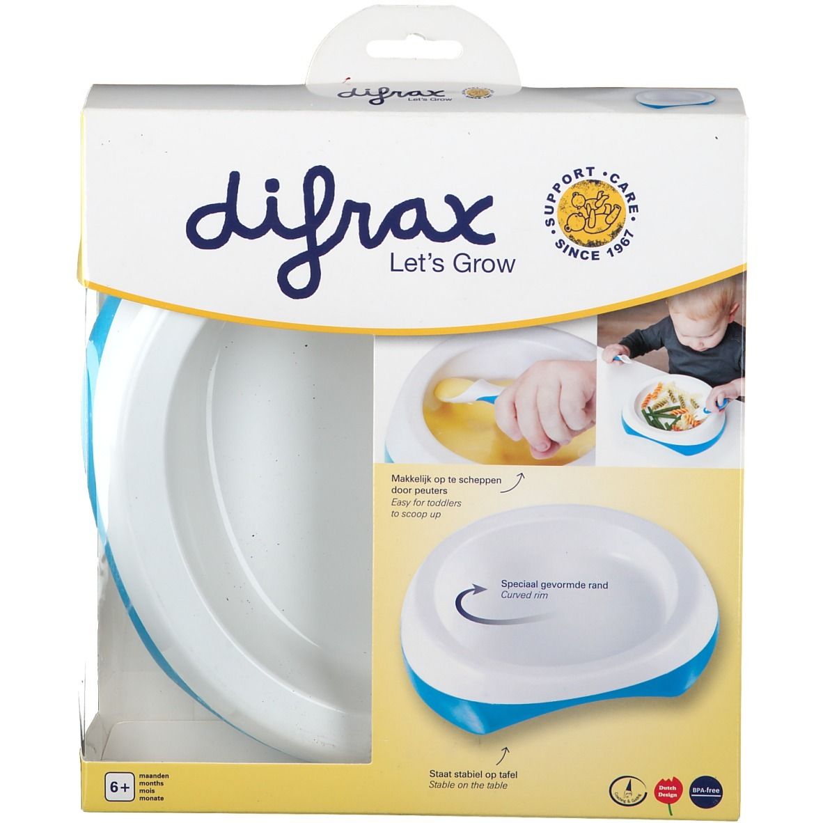 Difrax Assiette D'enfant 7241