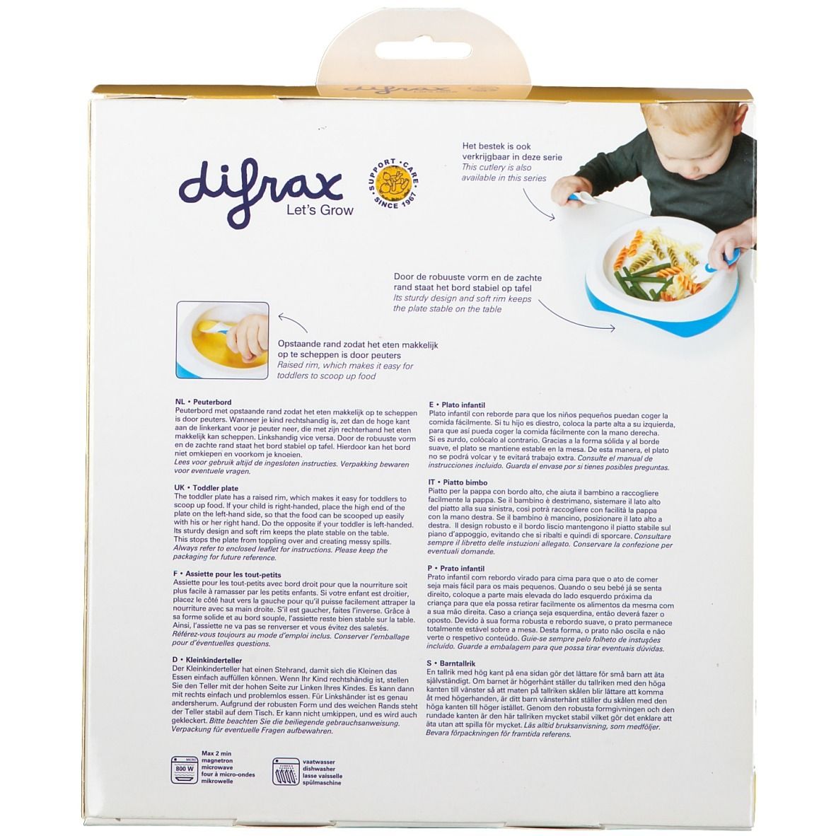 Difrax Assiette D'enfant 7241