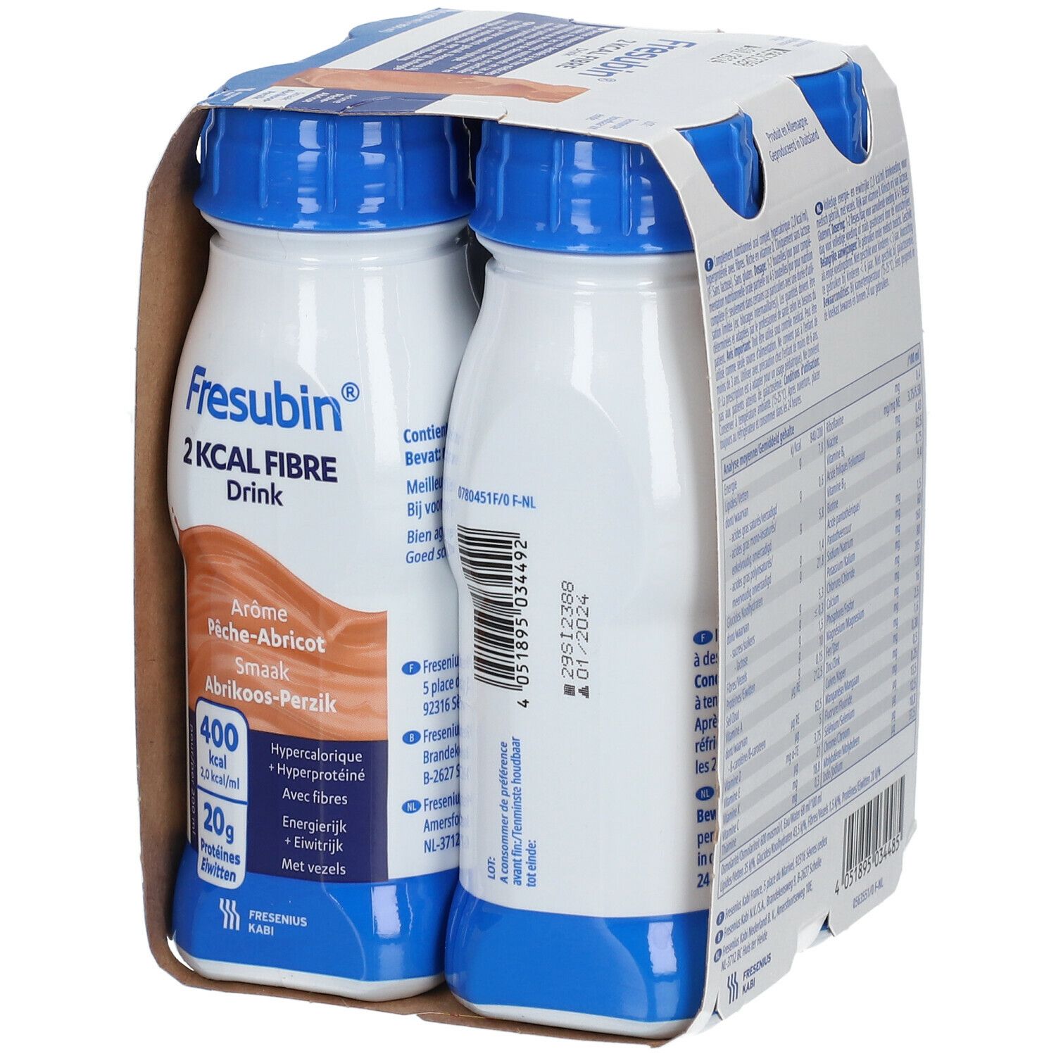 Fresubin 2kcal Fibre Drink Abricot/Pêche