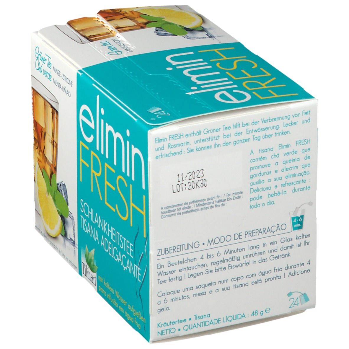 Elimin Fresh Afslankthee Munt - Citroen