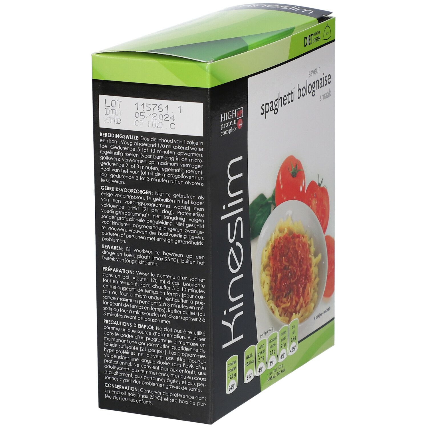 Kineslim Spaghetti Bolognaise