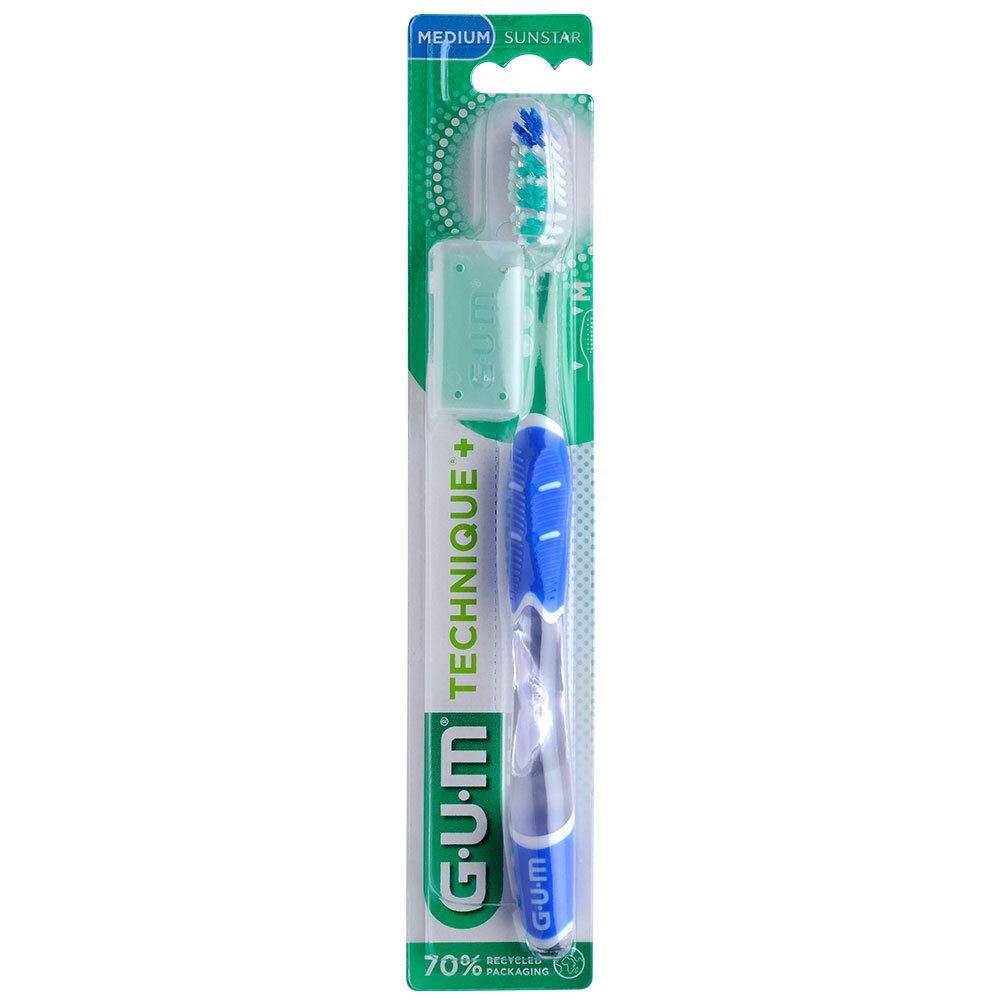 Gum Tandenborstel Technisch Compact Med en Softpicks 493M
