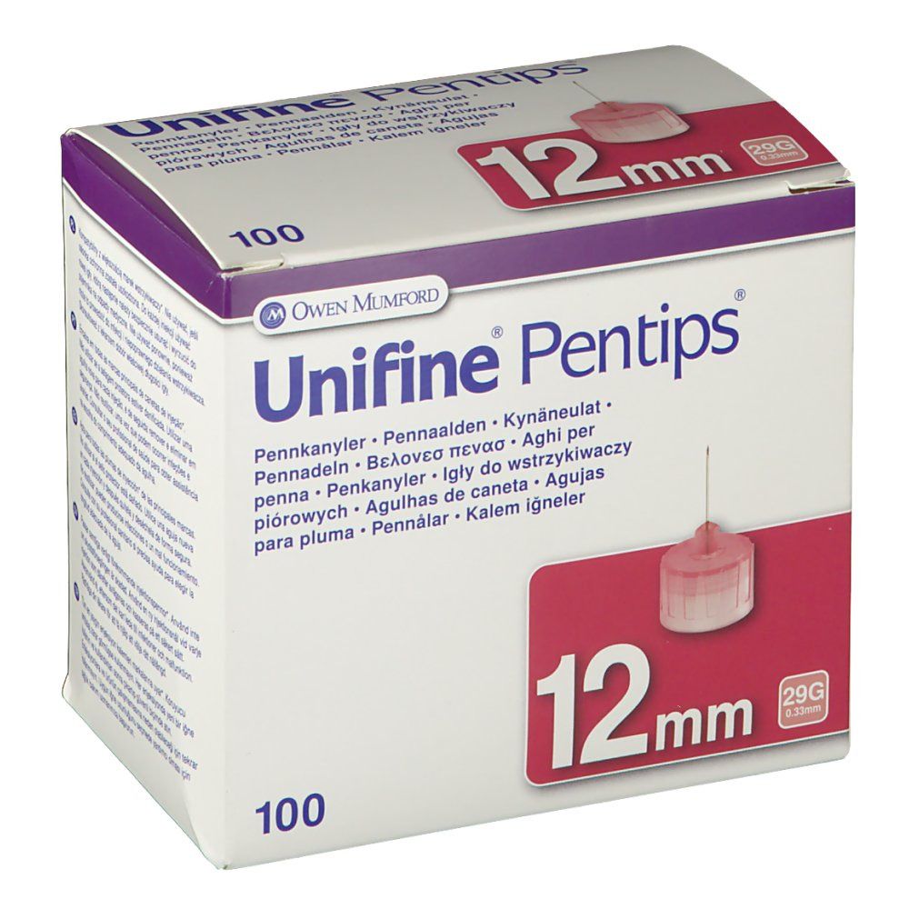 Unifine Aiguille Stèrile 29G 12Mm An3529