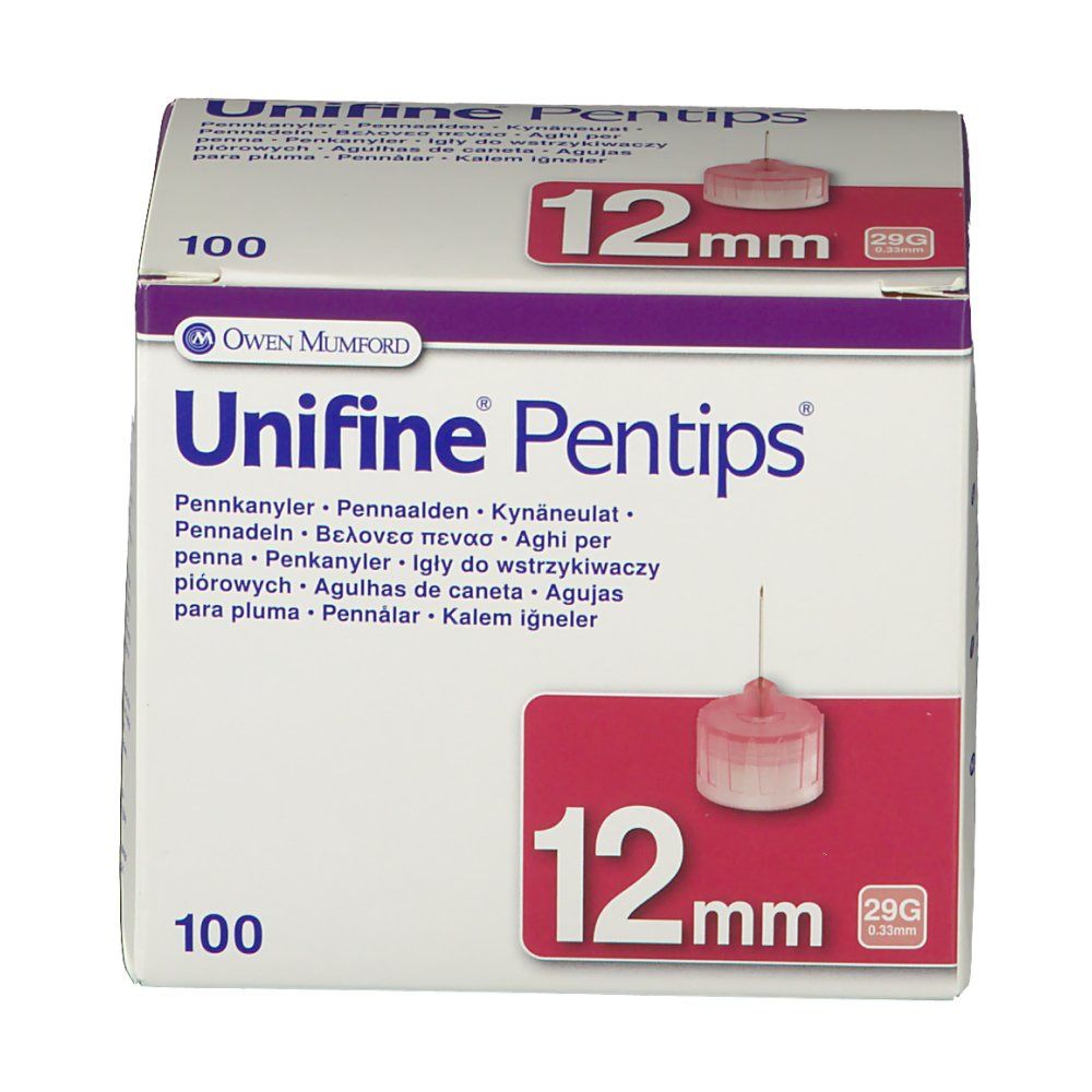 Unifine Aiguille Stèrile 29G 12Mm An3529