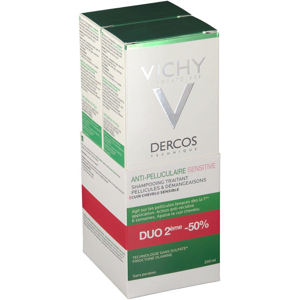 Vichy Dercos Shampooing Anti - Pelliculaire Sensitive Promo 2ième -50%
