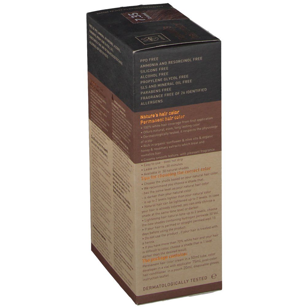 Apivita Coloration Capillaire N7.35 Caramel