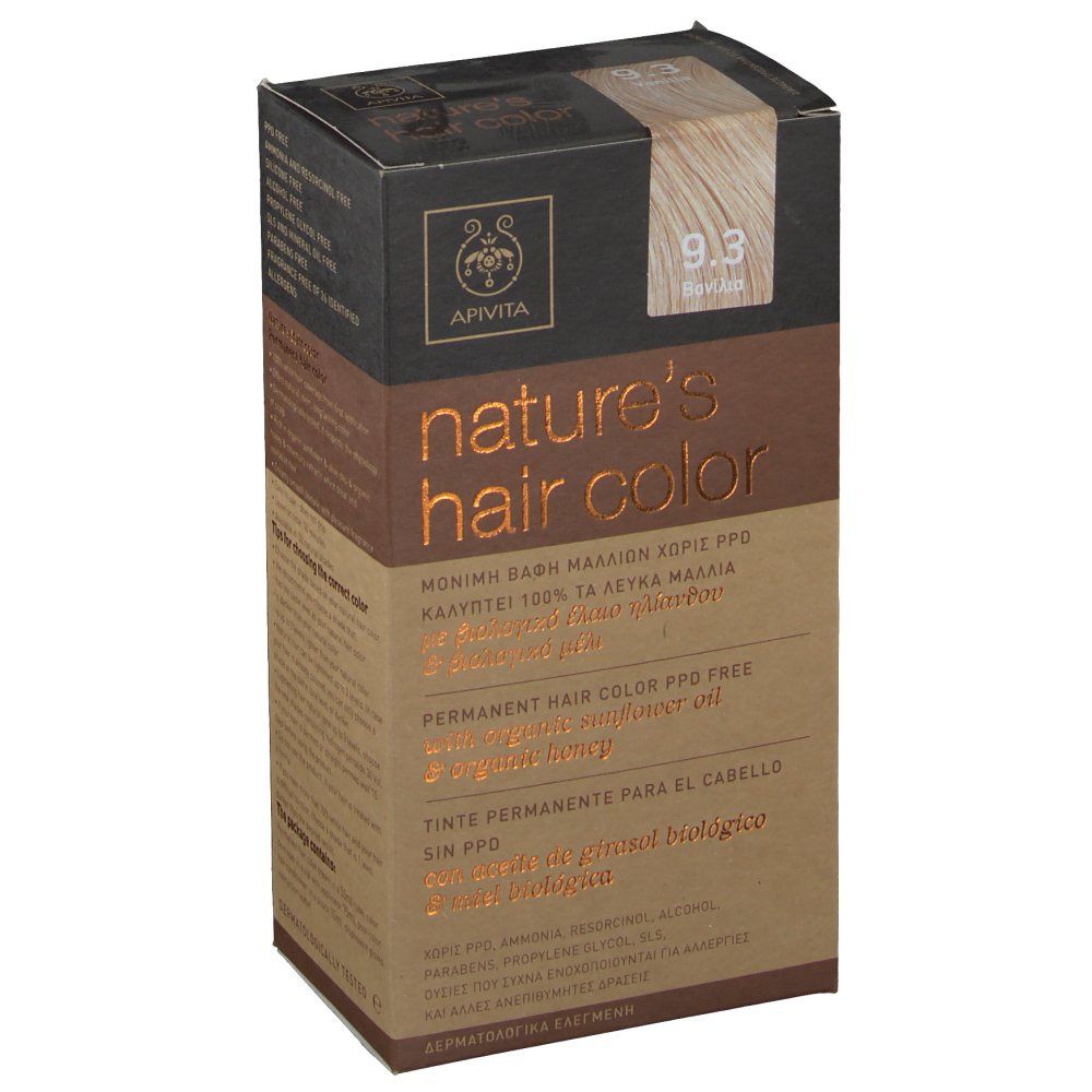 Apivita Natuurlijke Haarkleuring N9.3 Vanilla