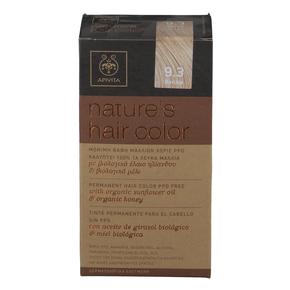 Apivita Natuurlijke Haarkleuring N9.3 Vanilla