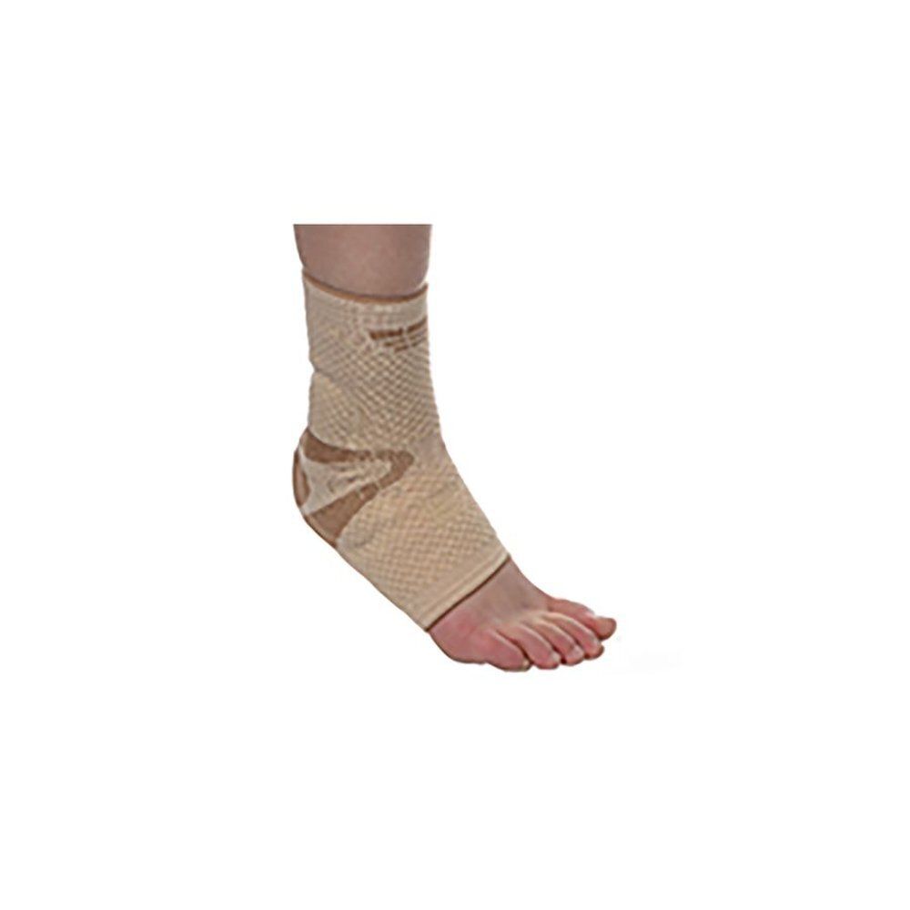 Bota Ortho AB 940 enkelbrace, beige. Elastisch materiaal, anatomische vorm. Gedragen op de voet.