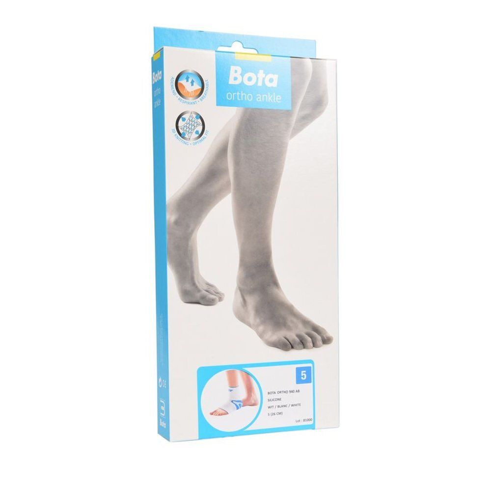 Verpakking voor Bota Ortho AB 940. Doos met productafbeelding en naam. Maat 5.