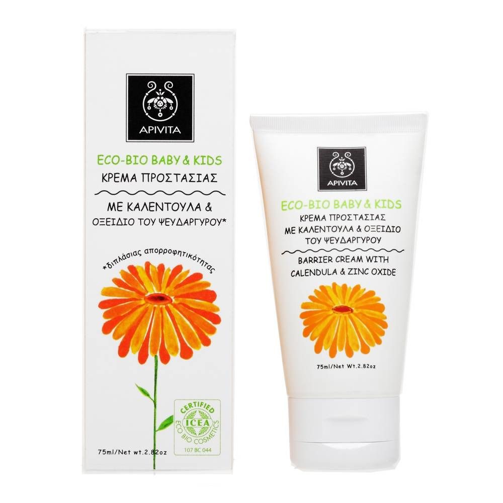 Apivita Baby Crème Protectrice Au Calendula & À L'Oxyde De Zinc