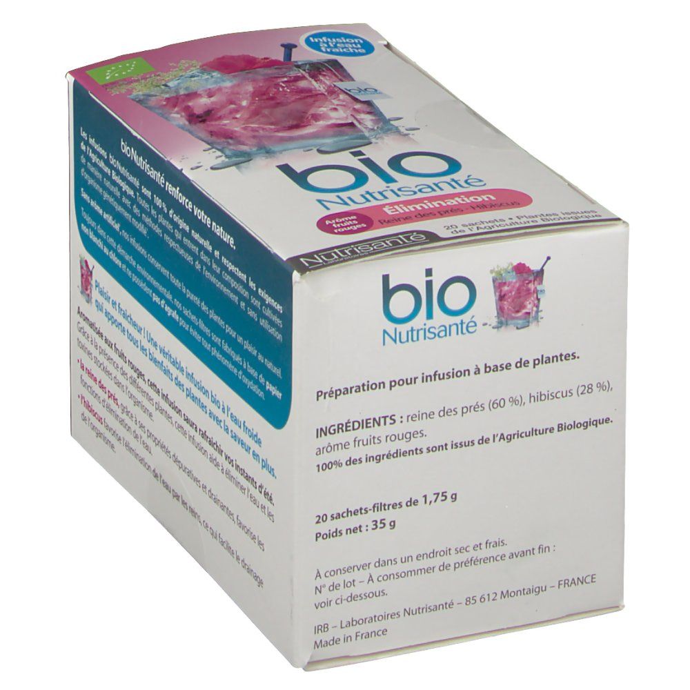 Nutrisanté Bio Thé Froid Elimination