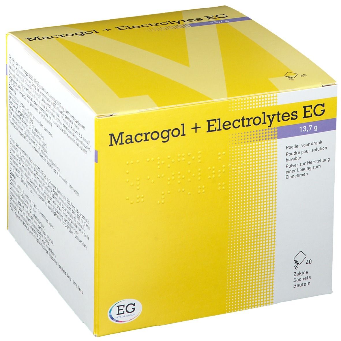 Macrogol + Electrolytes EG 13,7 g | Laxatif pour la Constipation Chronique