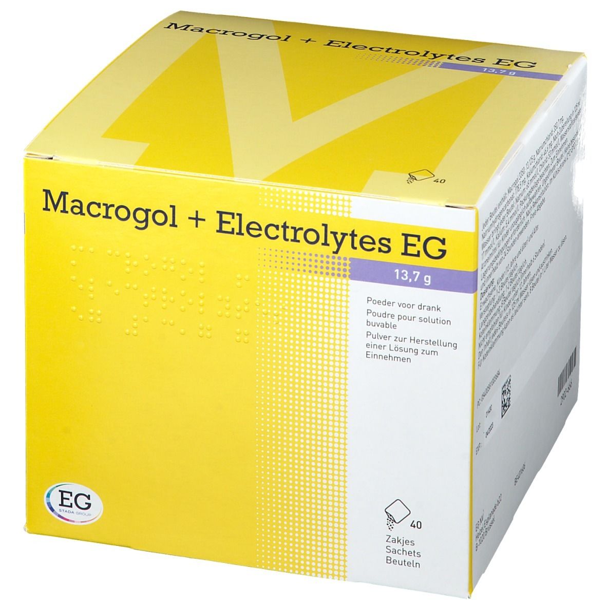 Macrogol + Electrolytes EG 13,7 g | Laxatif pour la Constipation Chronique