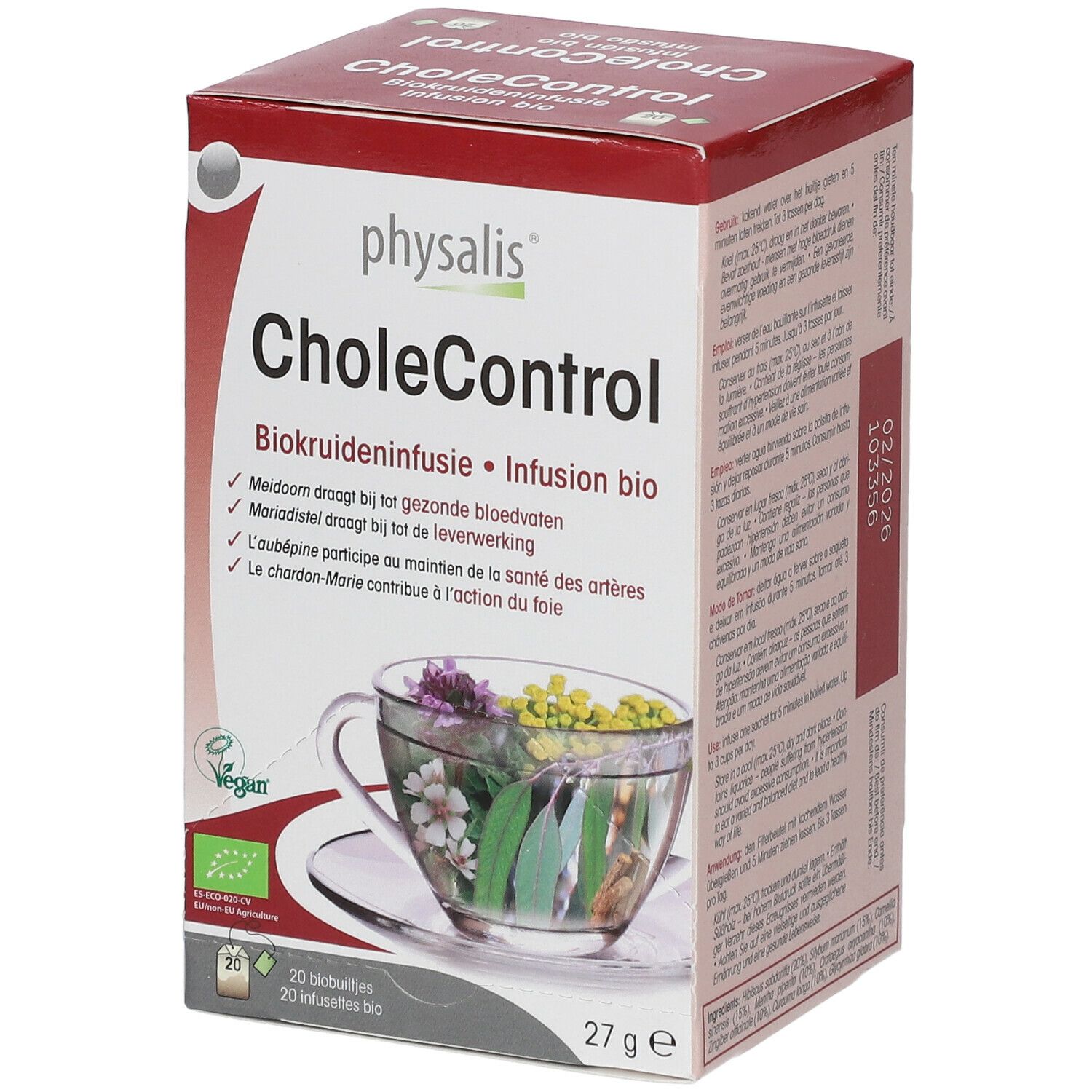 Physalis® CholeControl Kruideninfusie Bio