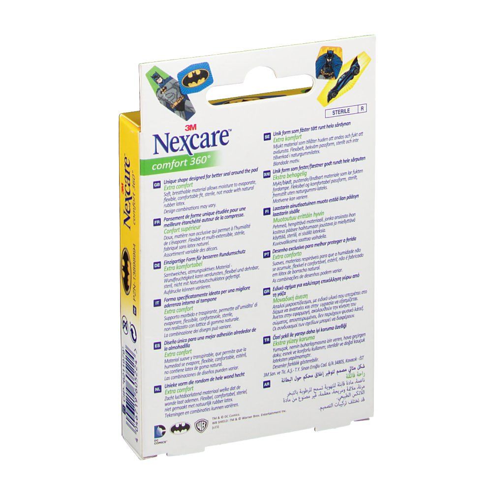 Nexcare Comfort 360° Batman 2 Maten