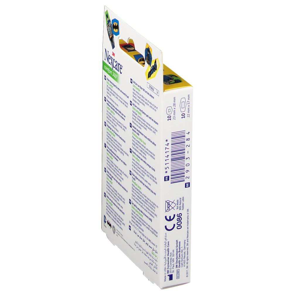 Nexcare Comfort 360° Batman 2 Maten