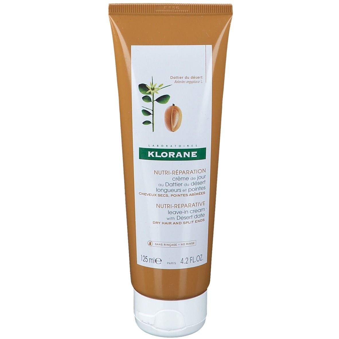 Klorane Creme De Jour Au Dattier Du Desert Sans Rincage