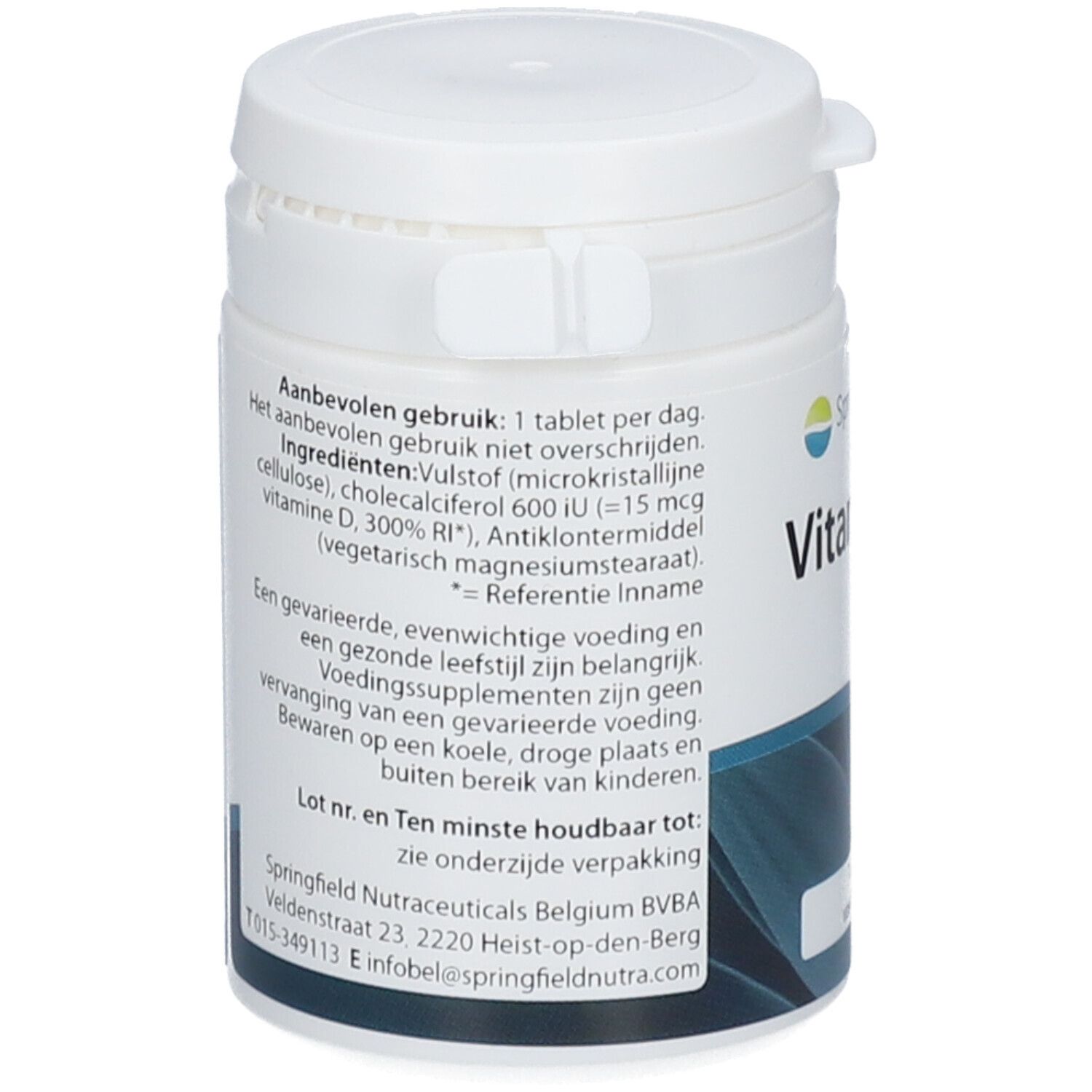 Springfield Vitamine D3 Cholecalciferol 15mcg