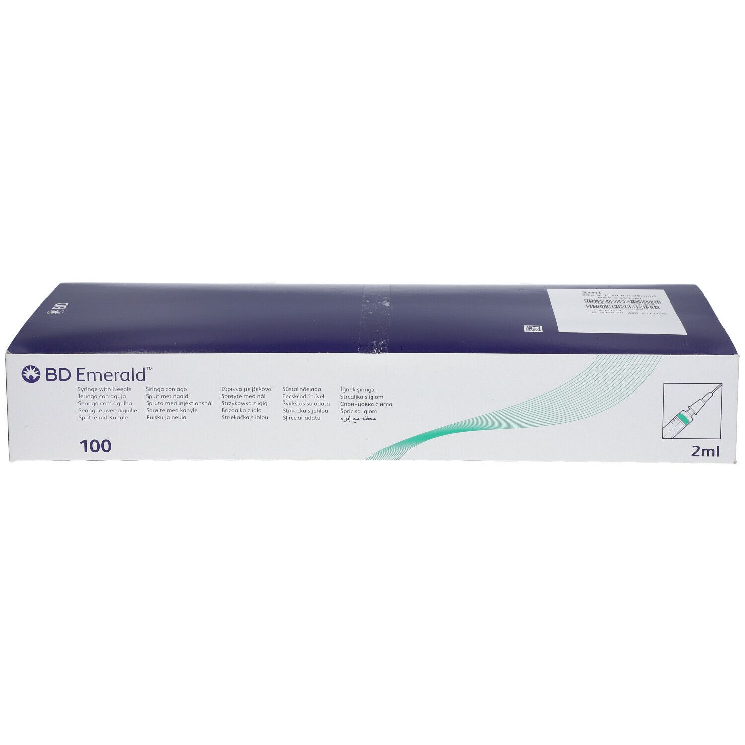 BD Emerald Seringue 2ml + Aiguille 23g