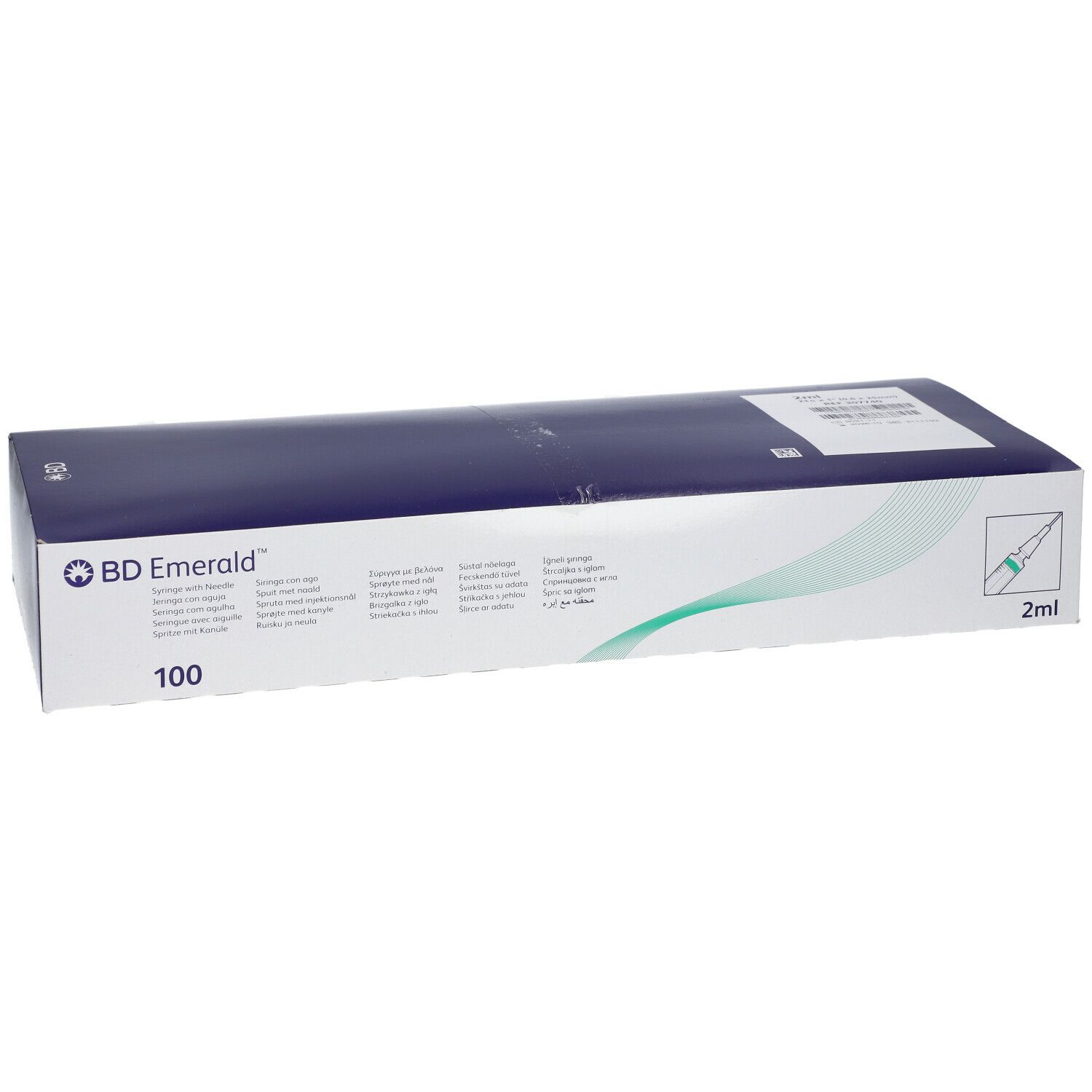 BD Emerald Seringue 2ml + Aiguille 23g