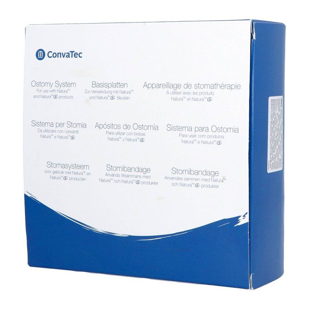 Emballage avec informations produit multilingues, logo ConvaTec visible.