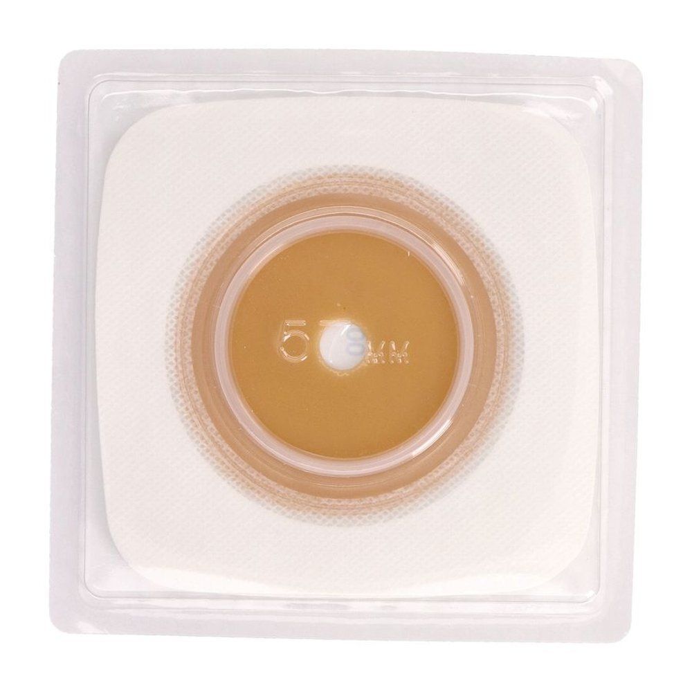 Natura Stomahesive Flex 57mm basisplaat in transparante verpakking.