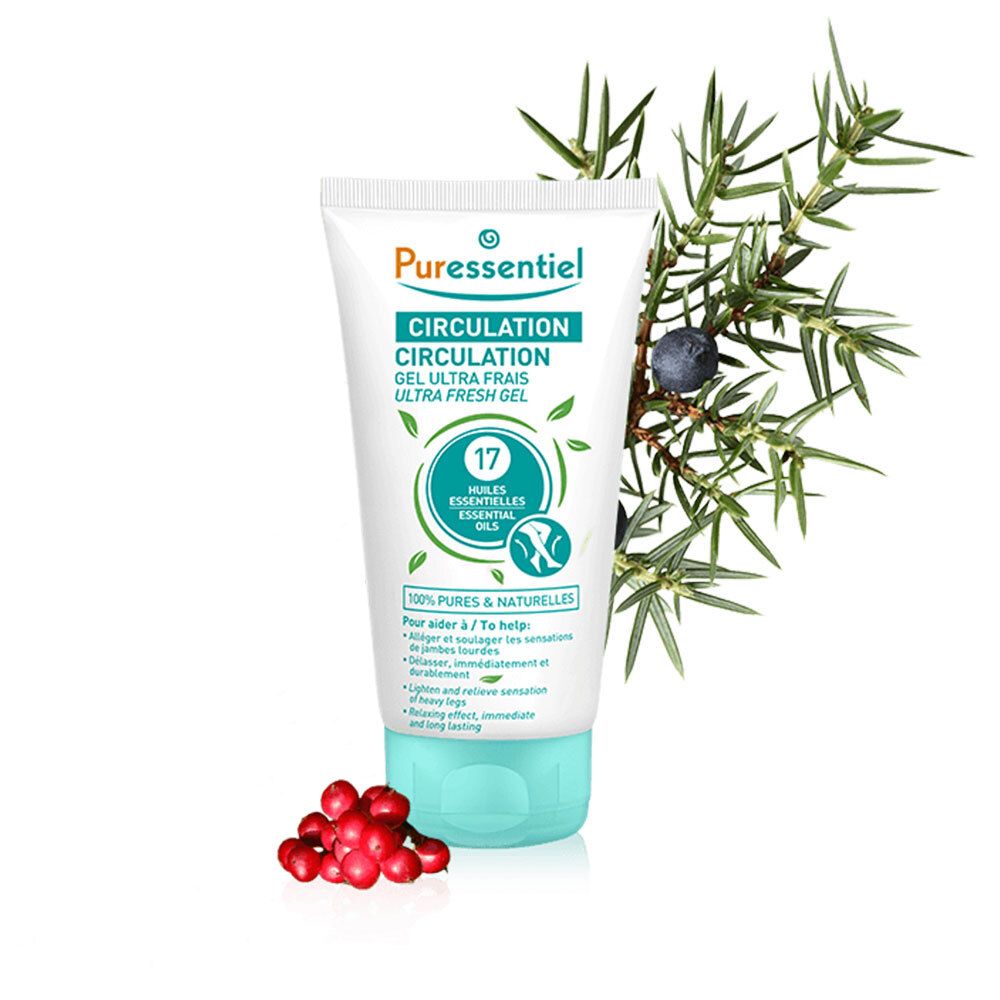 Puressentiel Bloedcirculatie Gel Ultra Fresh 17 Essentiële Oliën