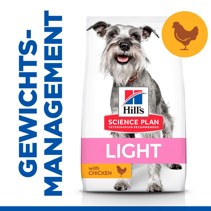 Hill's Science Plan Canine Adult Mini Hond met Kip Light