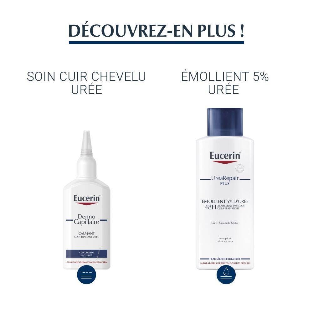 Eucerin DermoCapillaire Shampooing Doux à l'Urée Calmant Cuir Chevelu Sec