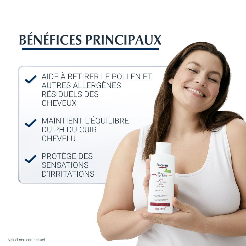 Eucerin DermoCapillaire pH5 Milde Shampoo Gevoelige Hoofdhuid