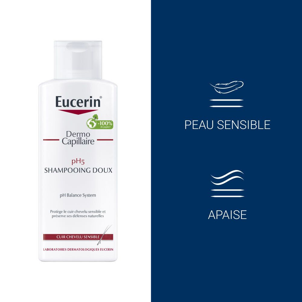Eucerin DermoCapillaire pH5 Milde Shampoo Gevoelige Hoofdhuid