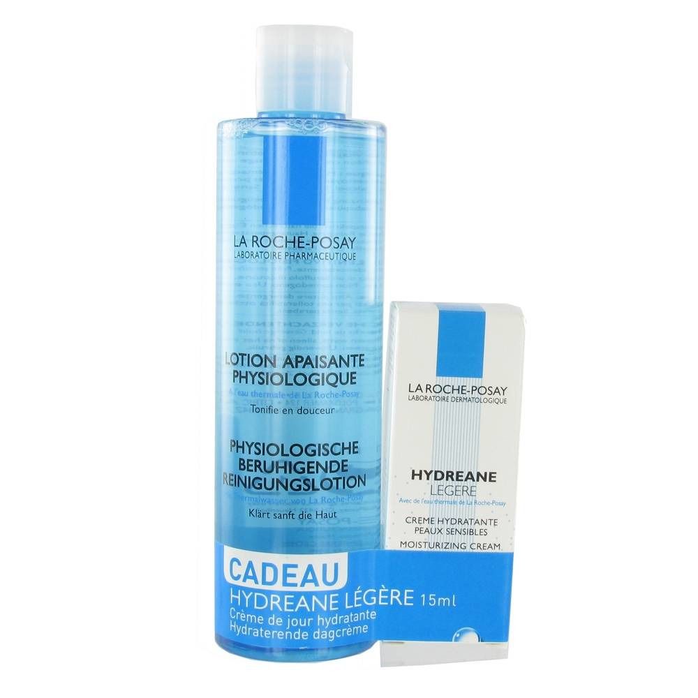 La Roche-Posay Lotion Apaisante + Hydreane Legere Duo