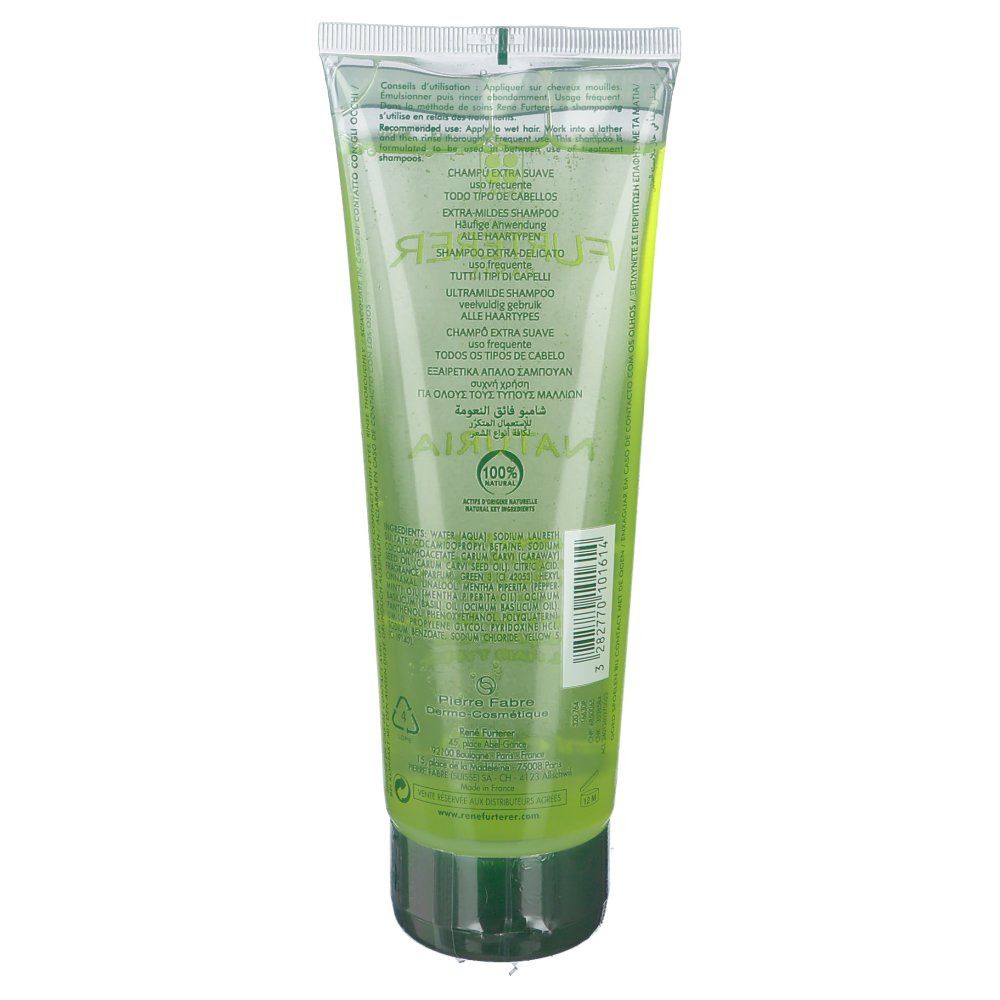 Rene Furterer Naturia Shampooing Extra Doux Equilibrant Promo +25% Gratuit