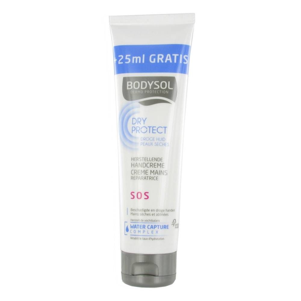 Bodysol Dry Protect Herstellende Handcreme SOS + 25ml GRATIS