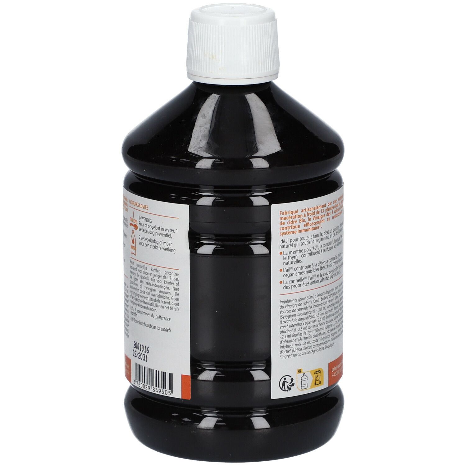 Biofloral Vierdieven Azijn Bio