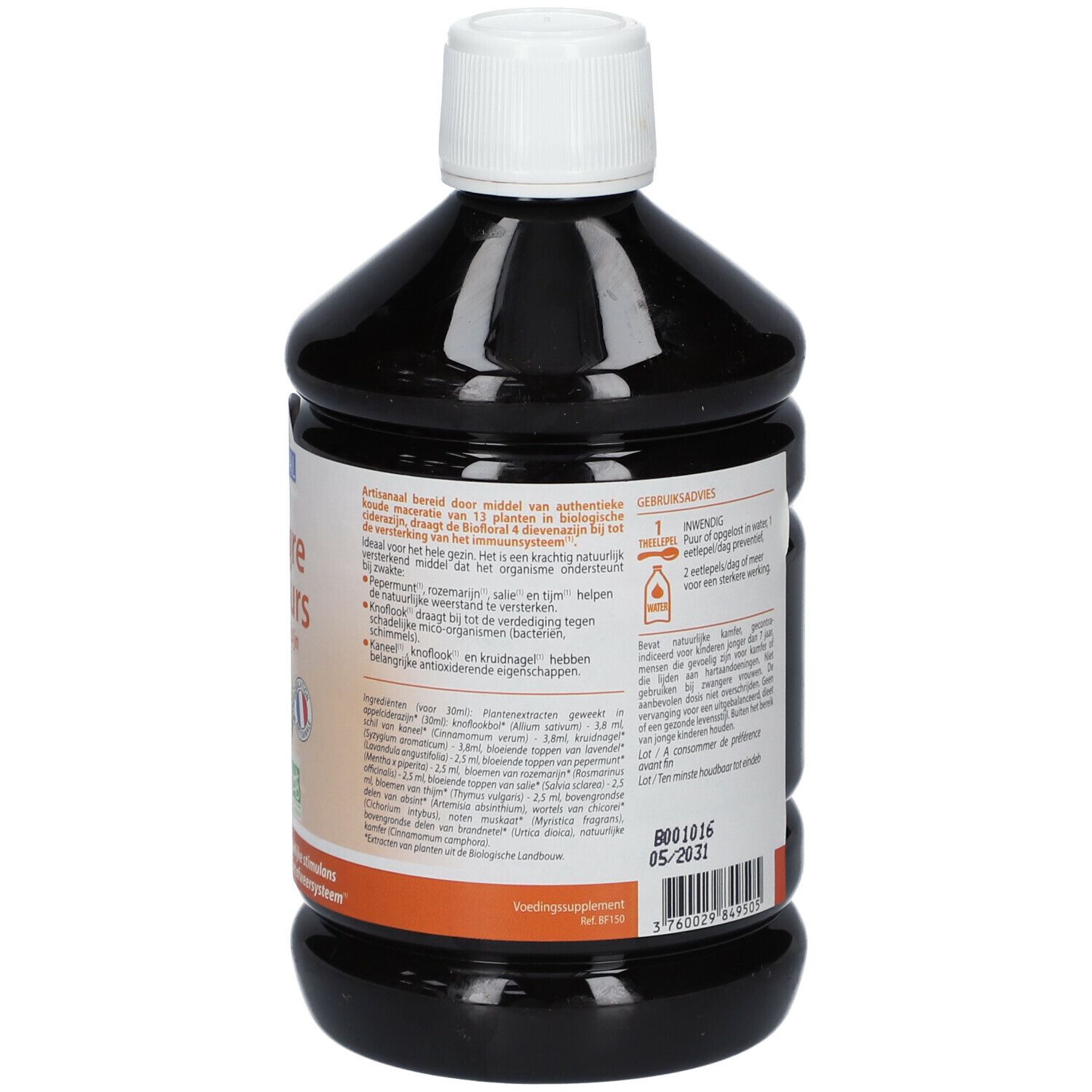 Biofloral Vierdieven Azijn Bio