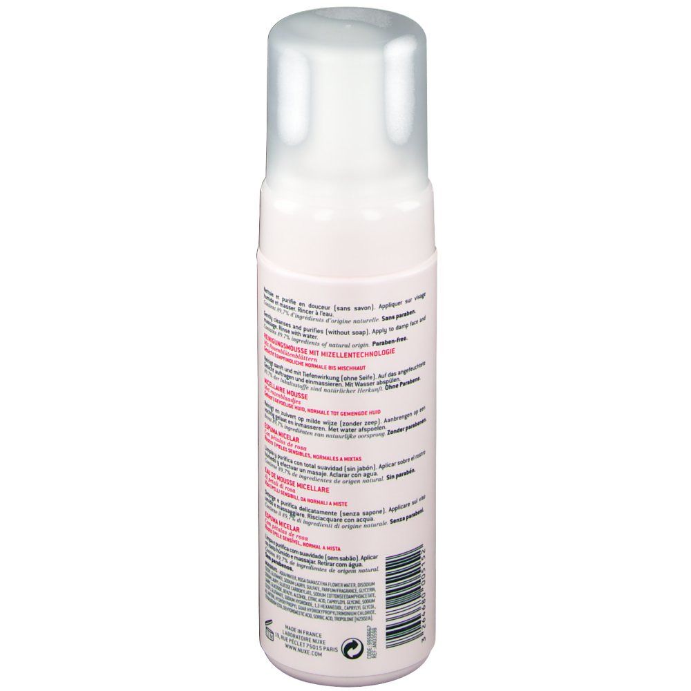 Nuxe Eau de Mousse Micellaire aux Pétales de Rose