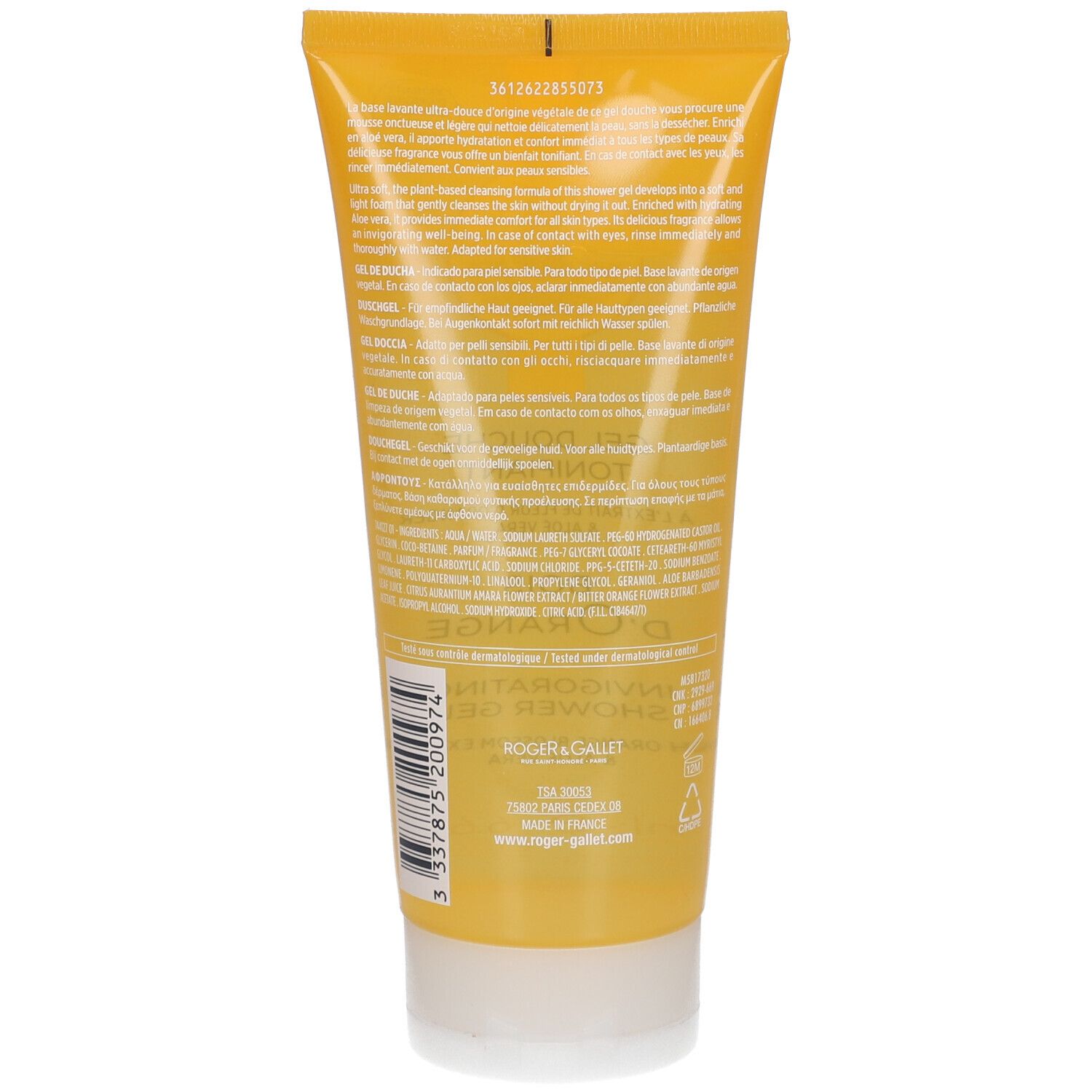 Roger & Gallet Bois d'Orange Gel Douche Tonifiant