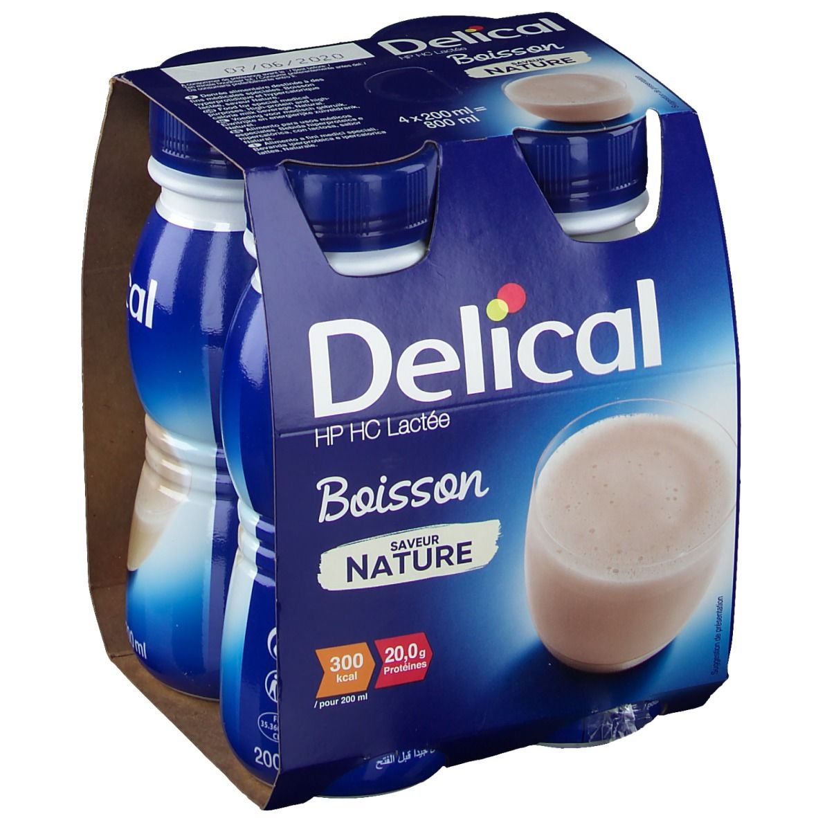 Delical Boisson Au Lait Hp-Hc Nature