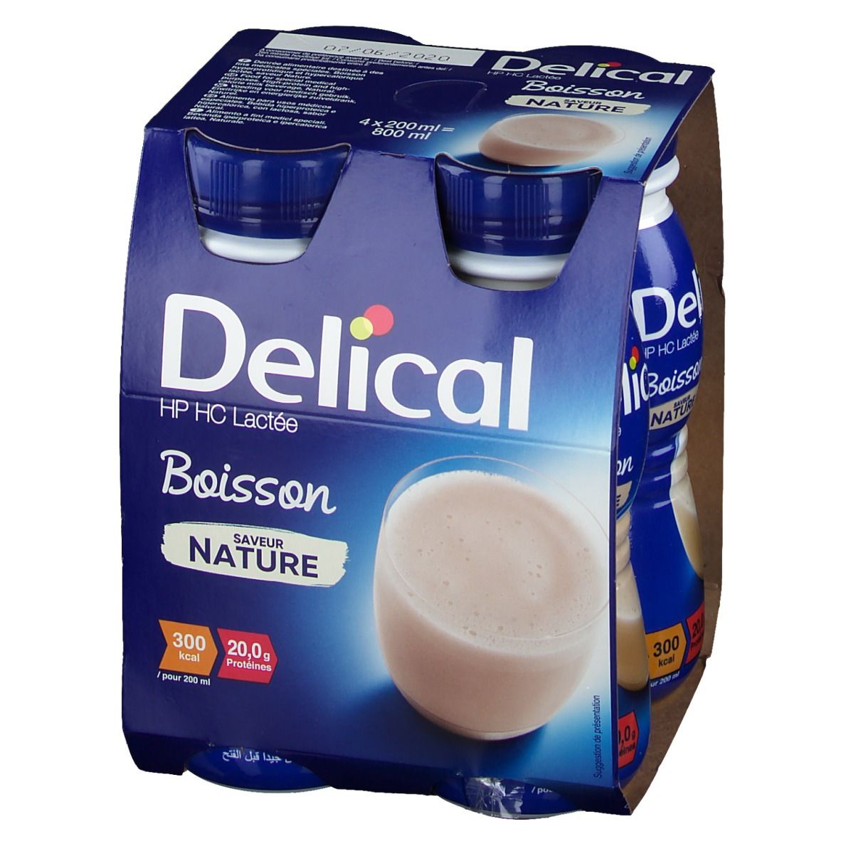 Delical Boisson Au Lait Hp-Hc Nature