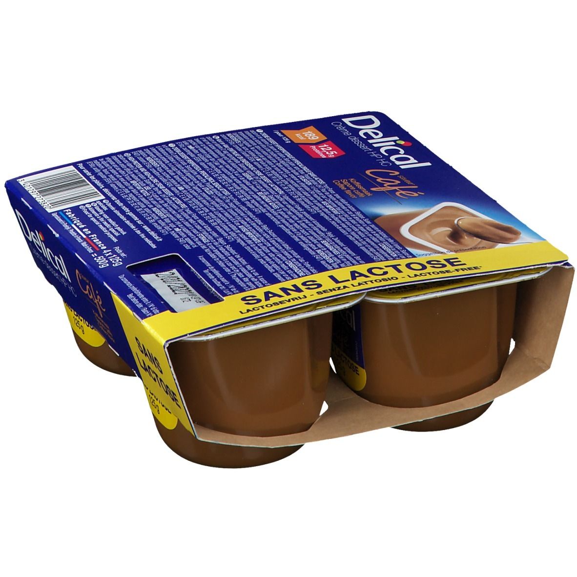 Delical Creme Dessert Hp Hc Sans Lactose Café