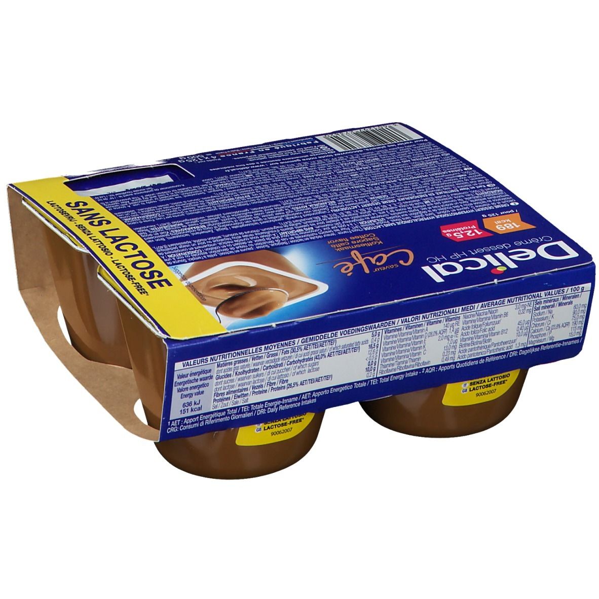 Delical Creme Dessert Hp Hc Sans Lactose Café