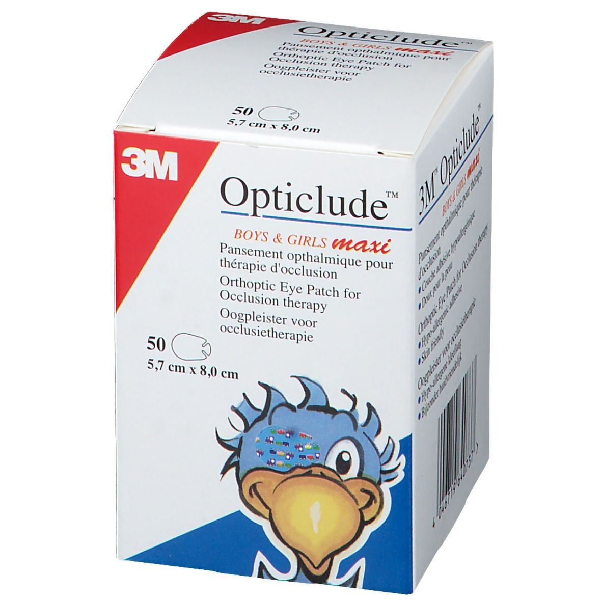3M Opticlude Compresse Occulaire Boys & Girls Maxi 5,7cm x 8cm 2539MPE