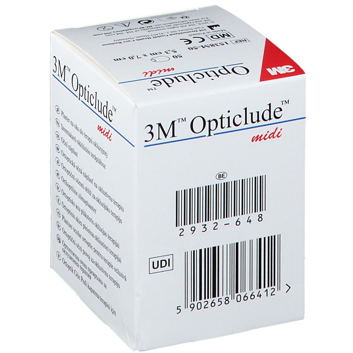 Opticlude Oogpleisters Midi 1538M