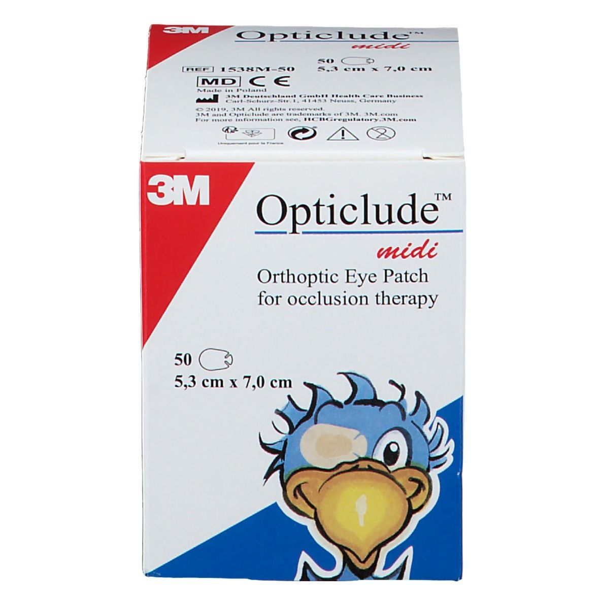Opticlude Oogpleisters Midi 1538M