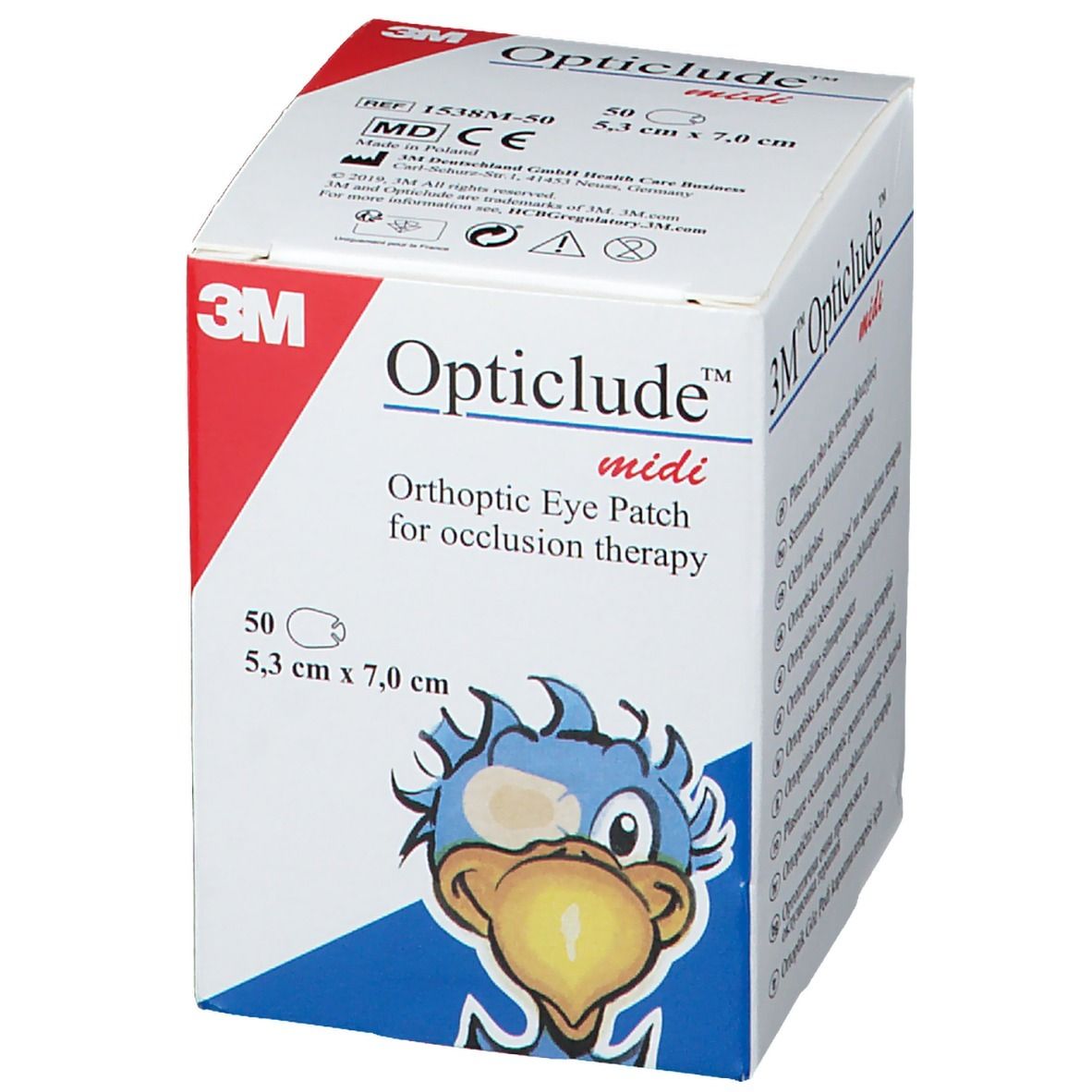 Opticlude Oogpleisters Midi 1538M