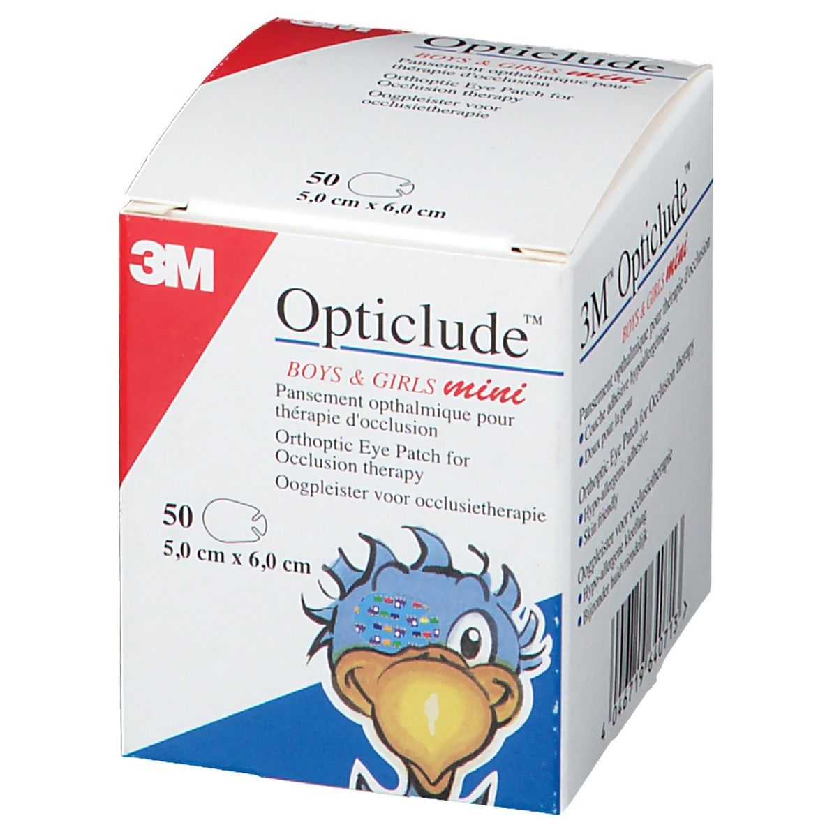 3M Opticlude Compresse Occulaire Boys & Girls Mini 5cm x 6cm 2537MPE